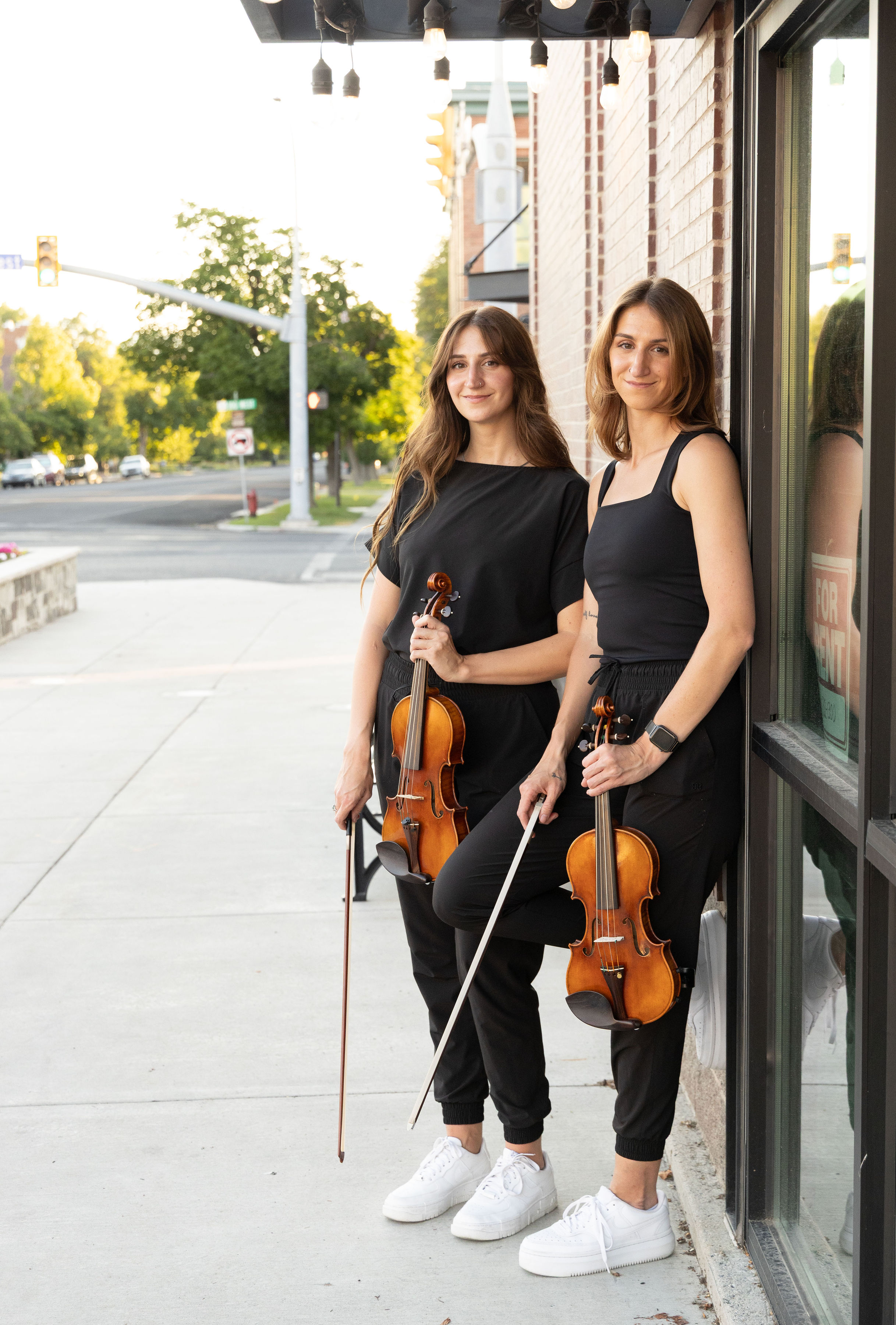 Double Treble Twins performing