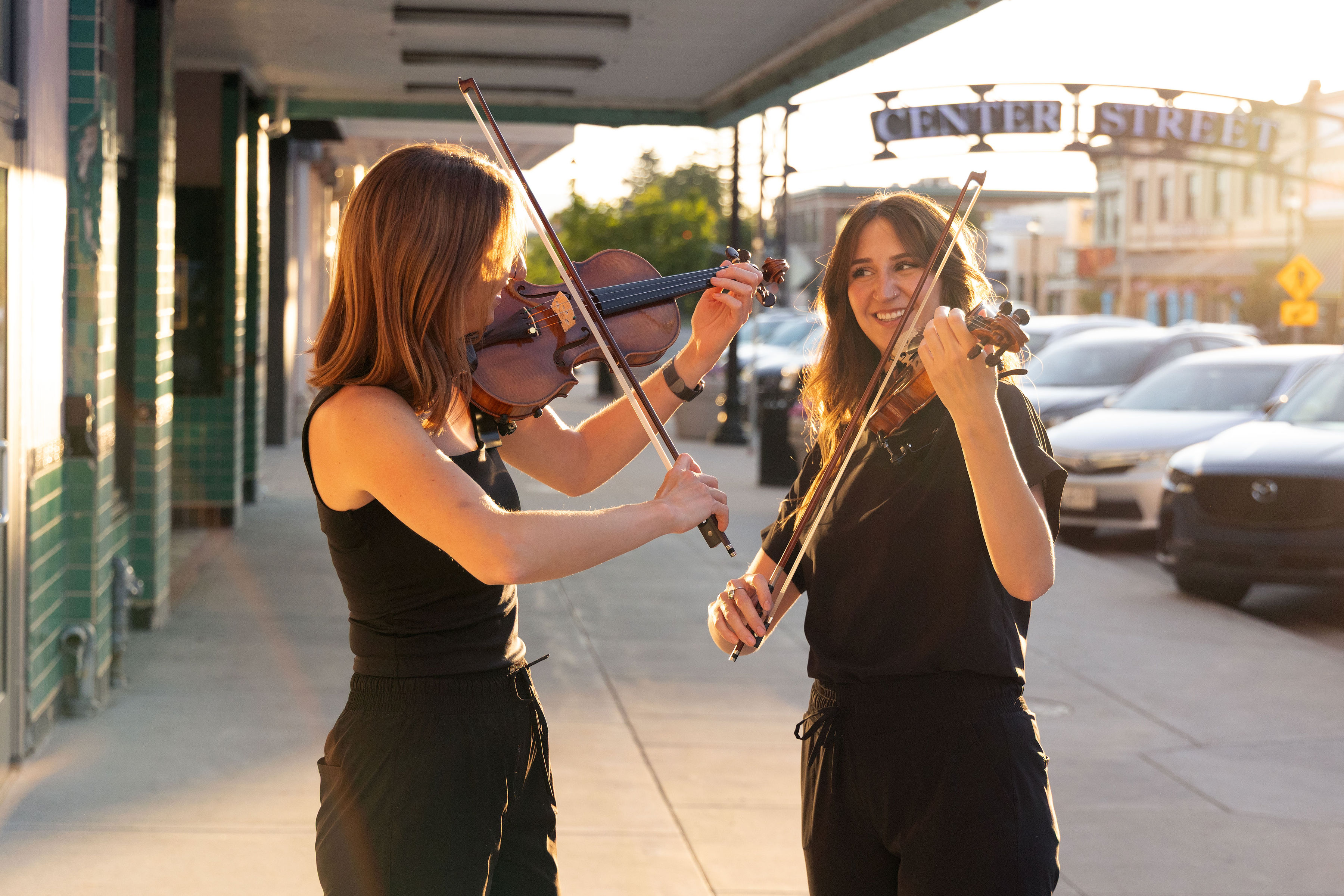 Double Treble Twins performing